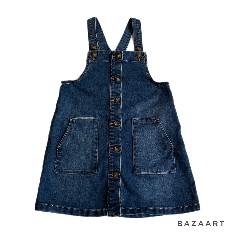 Wonder Nation 5t Denim Jumper dress | GUC
